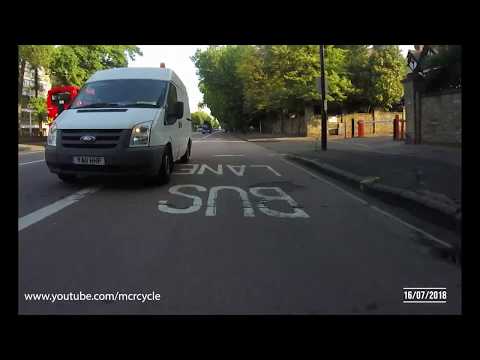 Bus Lane Abuser and Close Pass - YA11HHF - Police: Insufficient Evidence