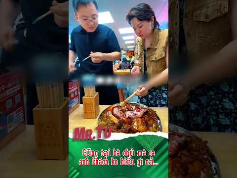 Cũng tại bà chủ lanh lẹ, làm khách ngơ ngác ... ha ha ha#vuinhon #haihuoc #giaitri