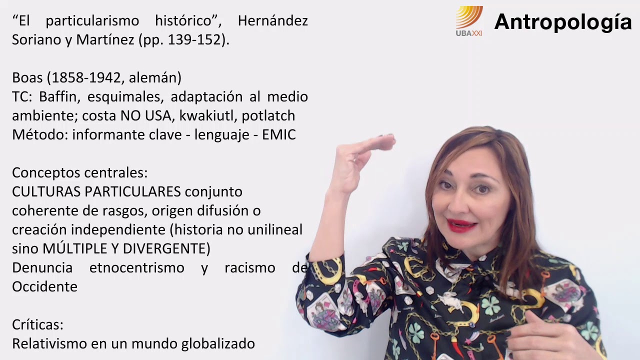 Antropología: Particularismo Histórico (17/09/19)