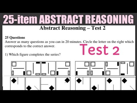 25-item ABSTRACT REASONING Test 2 [AFPSAT, NAPOLCOM, UPCAT, College Entrance Test, Employment]