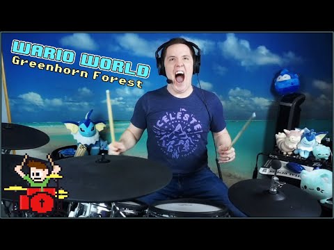Wario World's Greenhorn Forest On Drums!