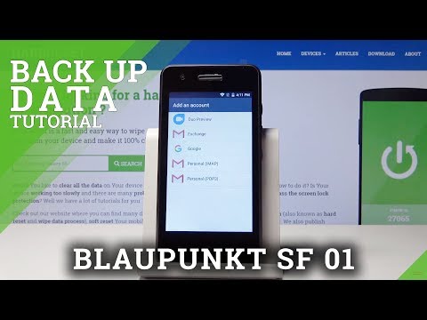 How to Add Backup Account in BLAUPUNKT SF 01 - Enable Google Backup