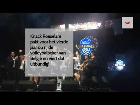 Knack Roeselare wint de volleybalbeker van België