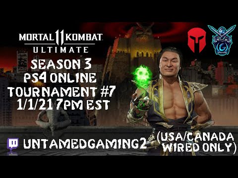 MK11 Ultimate Season 3 PS4 Online Tournament #7 1/1/21