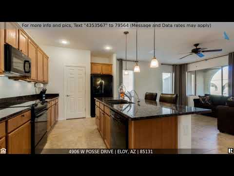 Priced at $209,000 - 4906 W Posse Drive, Eloy, AZ 85131