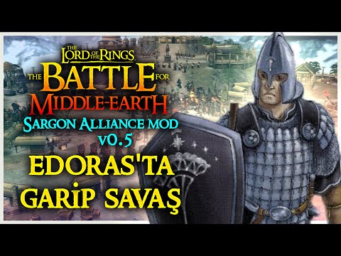 BİR GARİP EDORAS SAVUNMASI (2v3) | The Battle for Middle-earth - Co-op Skirmish / S.A.M v0.5
