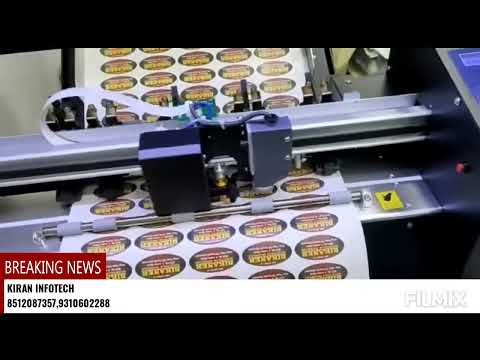 Sticker Half Cutting Machine