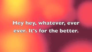 For The Better - The Ready Set (LYRICS HQ)
