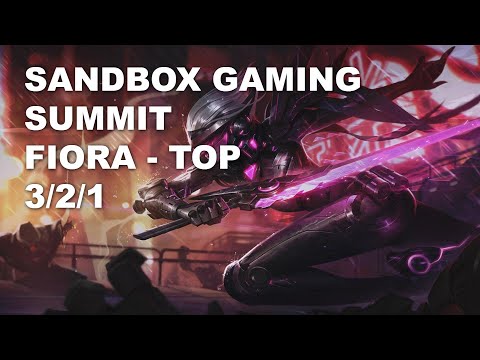SANDBOX Gaming Summit Top Fiora vs Mordekaiser - KR Challenger Patch 10.8