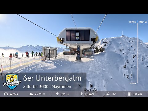 Unterbergalm Bergfahrt - Mayrhofen (Zillertal 3000) | 2001 von Doppelmayr gebaut