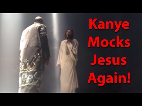 Kanye West mocks Jesus again!