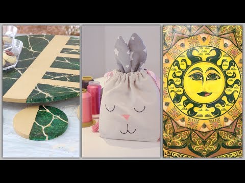 Manos a la Obra TV 2018 Programa 45 - Falsos Acabados- Pintar sobre Papel - Bordado