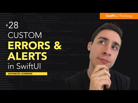 Custom Errors and Alerts in SwiftUI | Advanced Learning #28 thumbnail