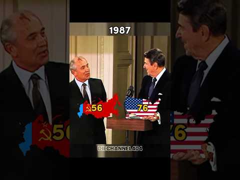Mikhail Gorbachev and Ronald Reagan 🥀 #politicians #leaders #shorts #edit