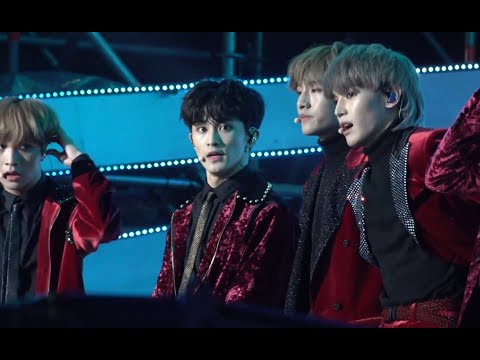 181014 BBQ SBS Super concert _ NCT 127 _ Talk _ 마크 MARK (4K)