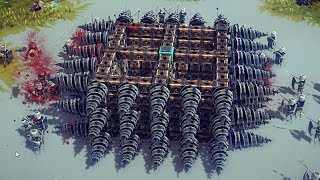 Using an Excessive Amount of Physics to destroy everything in Besiege