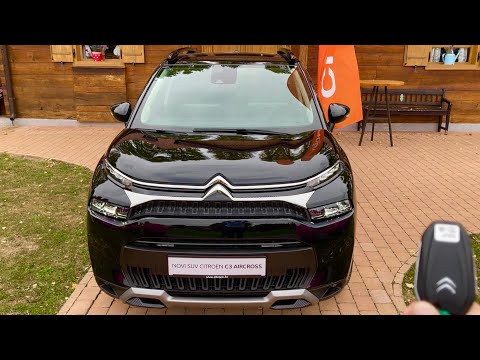 New CITROEN C3 AIRCROSS 2022 Facelift - new LED lights demonstration & details