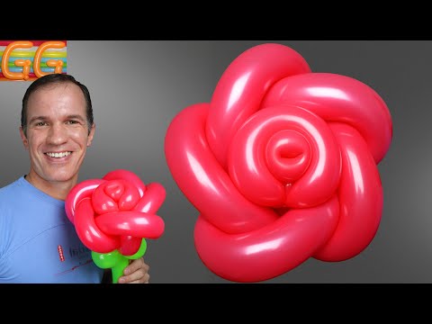 balloon rose - balloon flower