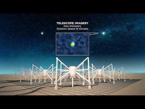 Unbekanntes pulsierendes Objekt im Weltraum - der Griff nach den Sternen?