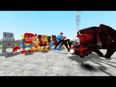 All BOXY BOO vs CHOO CHOO CHARLES In Garry's Mod!
