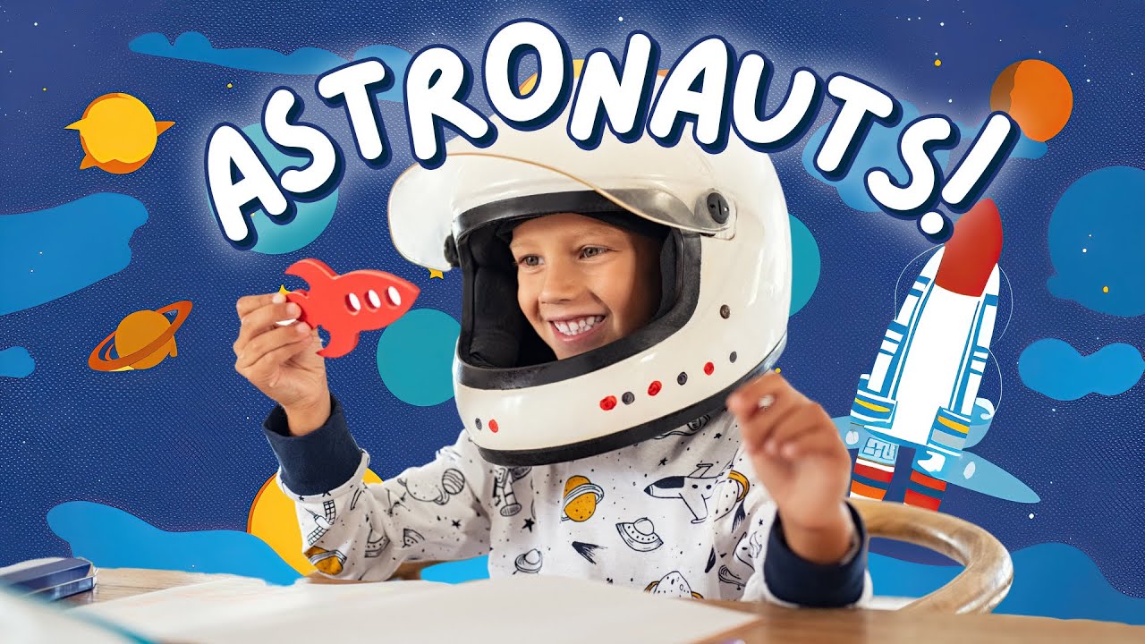 Astronaut in Space For Kids : Fun Educational Videos for Preschoolers, Kindergarten & Toodlers 🚀👨‍🚀