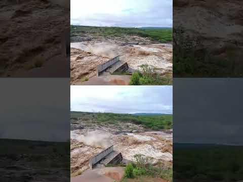 Chuvas no Nordeste: Rio Ipanema Águas Belas/PE - Imagens Conexão Notícias