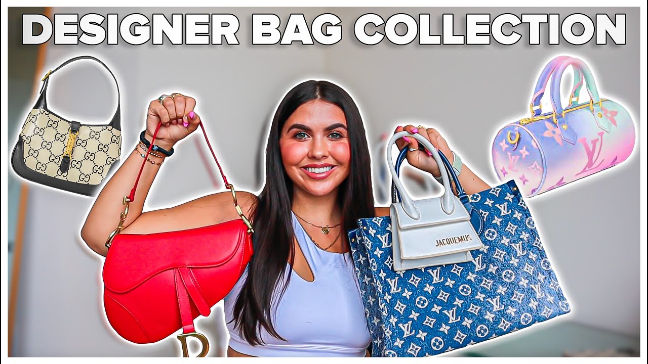 DESIGNER BAG COLLECTION! 20+ BAGS! (LOUIS VUITTON, BALENCIAGA, DIOR, PRADA, ETC) SPRING 2022