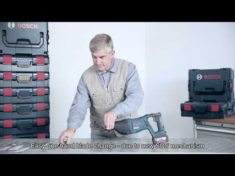 Bosch Akumuliatorinis universalus pjūklas GSA 18 V-LI, SOLO video