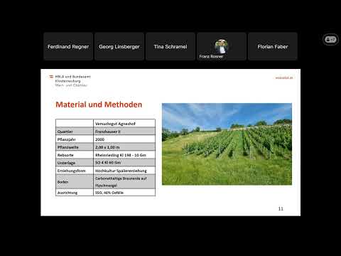 HBLAuBA Klosterneuburg - Forschungstag Weinbau 2024 | Vortrag DI Florian Faber
