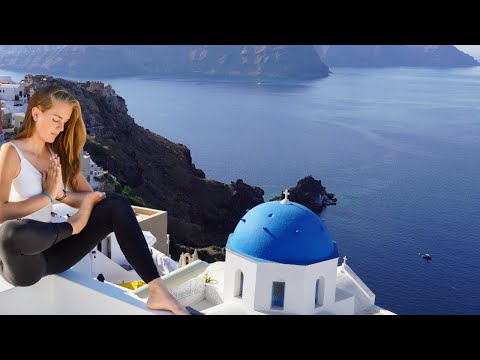Explore 5 Greek Islands Santorini, Paros, Crete, Amorgos and Milos Greece Travel. Girls trip vlog.