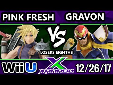 S@X 234 Smash 4 - VGBC | Pink Fresh (Cloud, Bayonetta) Vs. Gravon (C. Falcon) - SSB4 Losers Eighths