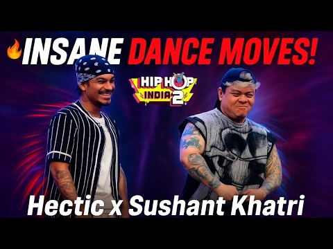 Sushant khatri & Hectic Dance Performance in Hip Hop India Season2 | hectic and sushant khatri dance