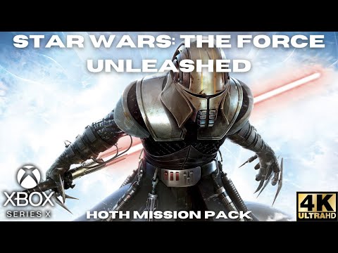 Star Wars: The Force Unleashed | Hoth Mission Pack Gameplay | Xbox Series X, Xbox 360 | 4K