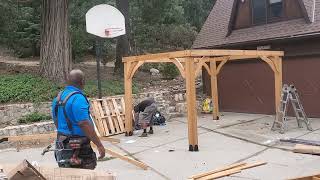 14 X 10 Cordova Gazebo build