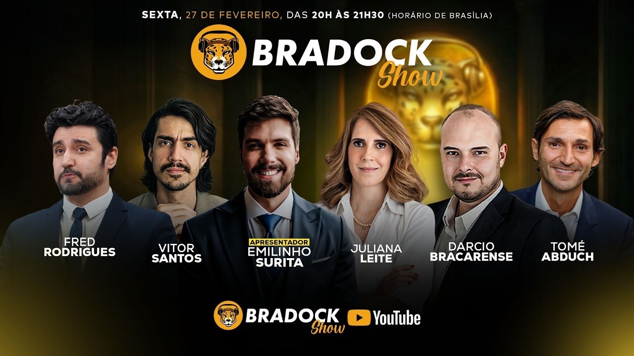 Bradock Show 27/02/26 - Emilinho, Darcio, Ju Leite, Vitor Santos, Tomé Abduch e Fred Rodrigues
