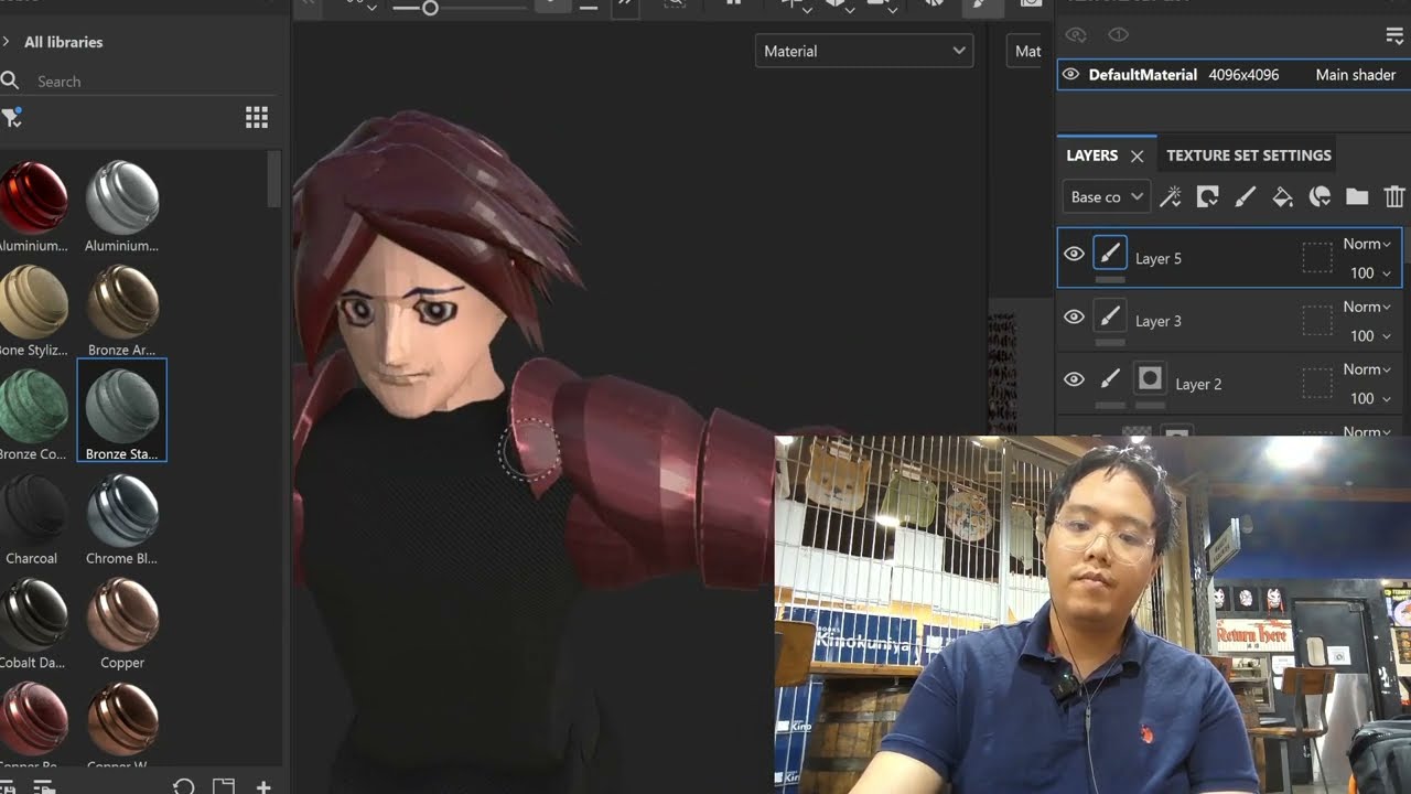 3d character texturing vlog 6