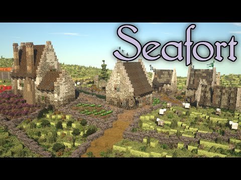 Small Medieval Village | Seafort | Episode 5 : Medieval Minecraft Town Let's Build