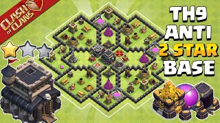 Town hall 9(Th9) Base | Town hall 9(Th9) Farming/Trophy/Pushing/War Base | Coc Th9 Base (Link) 2023
