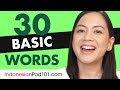 30 Beginner Indonesian Words (Useful Vocabulary)