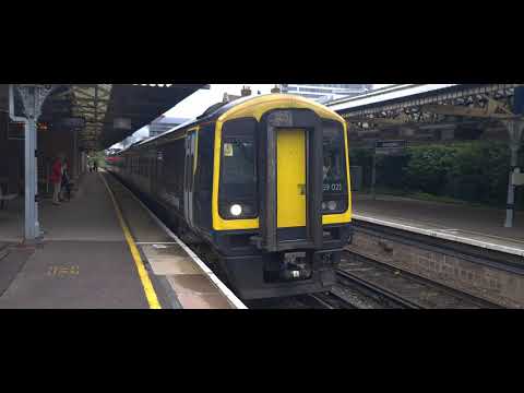 Class 159 Leaving Basingstoke With 2 Tone.