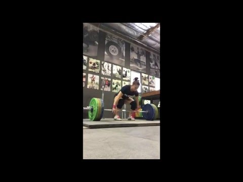 Alyssa Sulay Clean 110kg at 63kg Bodyweight