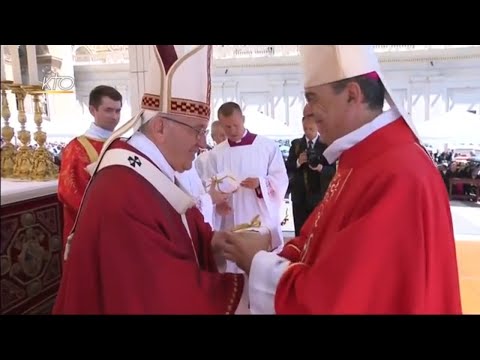 Mgr Aupetit a reçu le pallium des mains du Pape