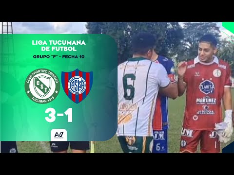 RESUMEN: Sportivo Trinidad 3-1 San Lorenzo de Santa Ana | Fecha 10 - Liga Tucumana de Fútbol 2026