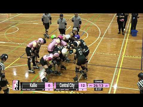 Central City vs Kallio - 2019 WFTDA Continental Cup - Europe Game 3