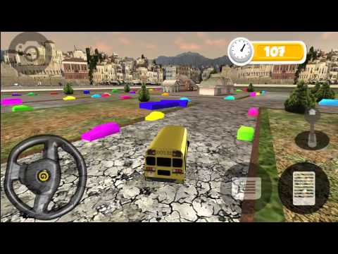 Shool Bus Parking Video