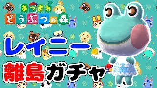 【あつまれどうぶつの森】レイニーを探して離島ガチャ 100連