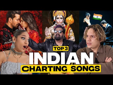 Reacting to the TOP 3 Most Popular Songs in India right now...