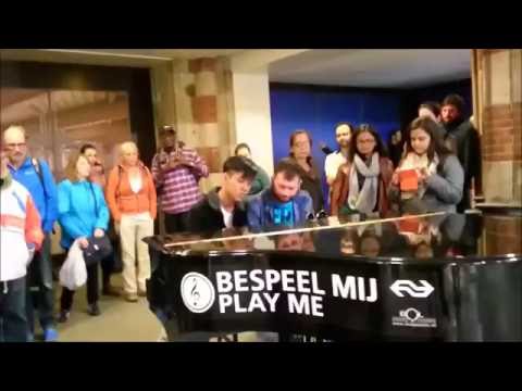 When strangers meet at the railway station in Amsterdam...Music is what feelings sound like