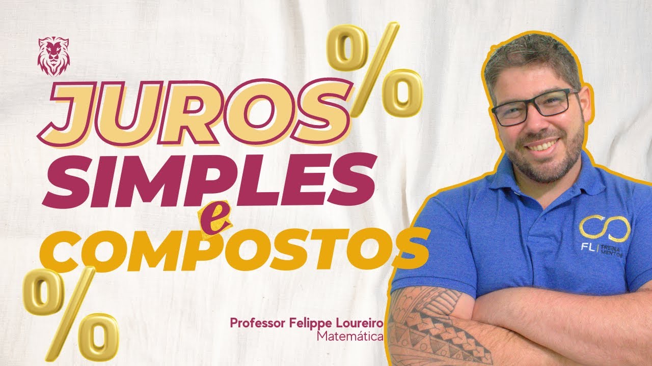 Como Calcular Juros Simples e Juros Compostos - Profº Felippe Loureiro