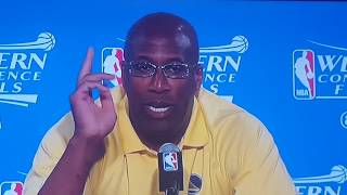 Golden state coach Mike Brown speak on being late because of police